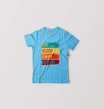 Load image into Gallery viewer, Swimming T-Shirt for Boy/Girl-Light Blue-Ektarfa.online