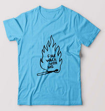 Load image into Gallery viewer, Twin Peaks Fire Walk With Me T-Shirt for Men-Light Blue-Ektarfa.online