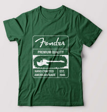 Load image into Gallery viewer, Fender T-Shirt for Men-Bottle Green-Ektarfa.online