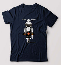 Load image into Gallery viewer, Bullet With Your Number - royal enfield T-Shirt for Men-Navy Blue-Ektarfa.online