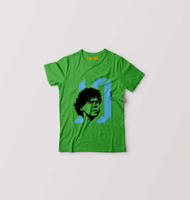 Load image into Gallery viewer, Diego Maradona Kids T-Shirt for Boy/Girl-Flag Green-Ektarfa.online