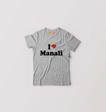 Load image into Gallery viewer, I Love Manali Kids T-Shirt for Boy/Girl-Grey-Ektarfa.online