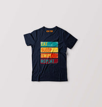 Load image into Gallery viewer, Swimming T-Shirt for Boy/Girl-Navy Blue-Ektarfa.online