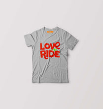 Load image into Gallery viewer, Love to Ride Kids T-Shirt for Boy/Girl-Grey-Ektarfa.online