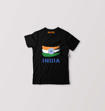 Load image into Gallery viewer, India Kids T-Shirt for Boy/Girl-Black-Ektarfa.online