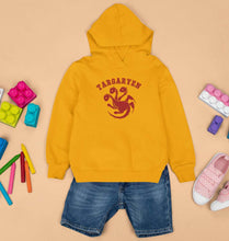 Load image into Gallery viewer, House Targaryen (GOT) Kids Hoodie for Boy/Girl-Mustard Yellow-Ektarfa.online