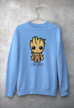 Load image into Gallery viewer, Groot Unisex Sweatshirt for Men/Women-Baby Blue-Ektarfa.online