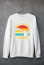 Load image into Gallery viewer, Cat Dad Unisex Sweatshirt for Men/Women-White-Ektarfa.online