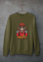 Load image into Gallery viewer, Hip Hop Monkey Unisex Sweatshirt for Men/Women-Olive Green-Ektarfa.online