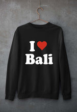 Load image into Gallery viewer, I Love Bali Unisex Sweatshirt for Men/Women-Black-Ektarfa.online