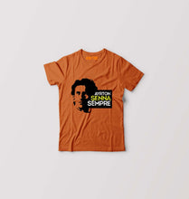 Load image into Gallery viewer, Ayrton Senna Kids T-Shirt for Boy/Girl-Orange-Ektarfa.online