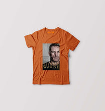 Load image into Gallery viewer, Shane Warne Kids T-Shirt for Boy/Girl-Orange-Ektarfa.online