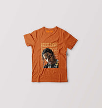 Load image into Gallery viewer, Travis Scott Kids T-Shirt for Boy/Girl-Orange-Ektarfa.online