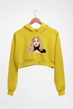 Load image into Gallery viewer, sabrina carpenter Crop HOODIE FOR WOMEN-Mustard Yellow-Ektarfa.online
