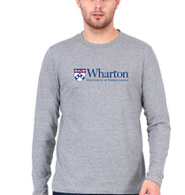 Load image into Gallery viewer, Wharton Full Sleeves T-Shirt for Men-Grey Melange-Ektarfa.online
