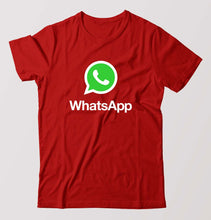 Load image into Gallery viewer, WhatsApp T-Shirt for Men-Red-Ektarfa.online
