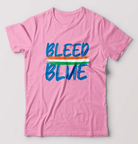bleed blue T-Shirt for Men-Light Baby Pink-Ektarfa.online