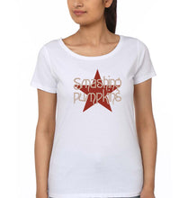 Load image into Gallery viewer, Smashing Pumpkins T-Shirt for Women-White-Ektarfa.online
