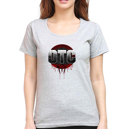 otc roman reigns WWE T-Shirt for Women-Grey Melange-Ektarfa.online