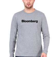 Load image into Gallery viewer, Bloomberg Full Sleeves T-Shirt for Men-Grey Melange-Ektarfa.online
