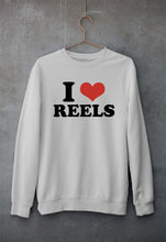 Load image into Gallery viewer, I LOVE REELS Sweatshirt for Men/Women

