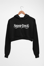 Load image into Gallery viewer, Snoop Dogg Crop HOODIE FOR WOMEN-Black-Ektarfa.online
