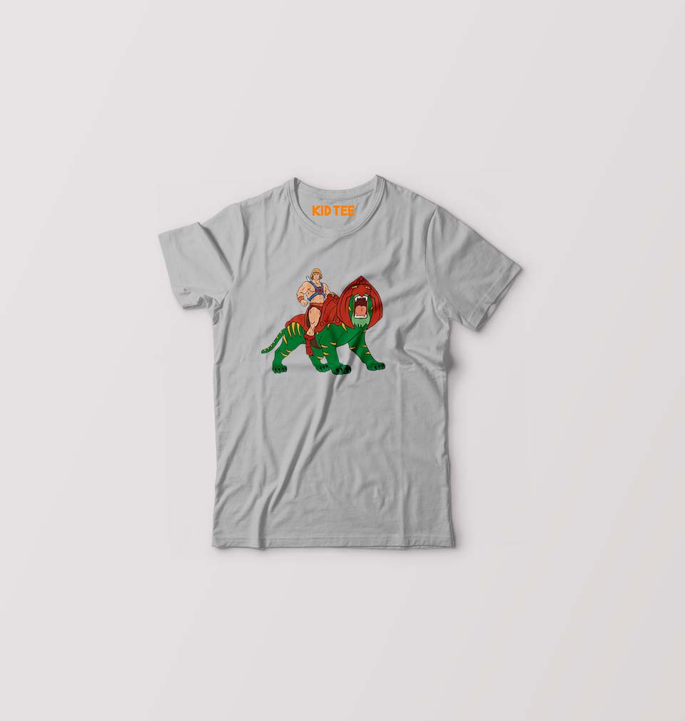 heman T-Shirt for Boy/Girl-Grey-Ektarfa.online