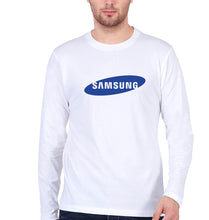 Load image into Gallery viewer, Samsung Full Sleeves T-Shirt for Men-White-Ektarfa.online
