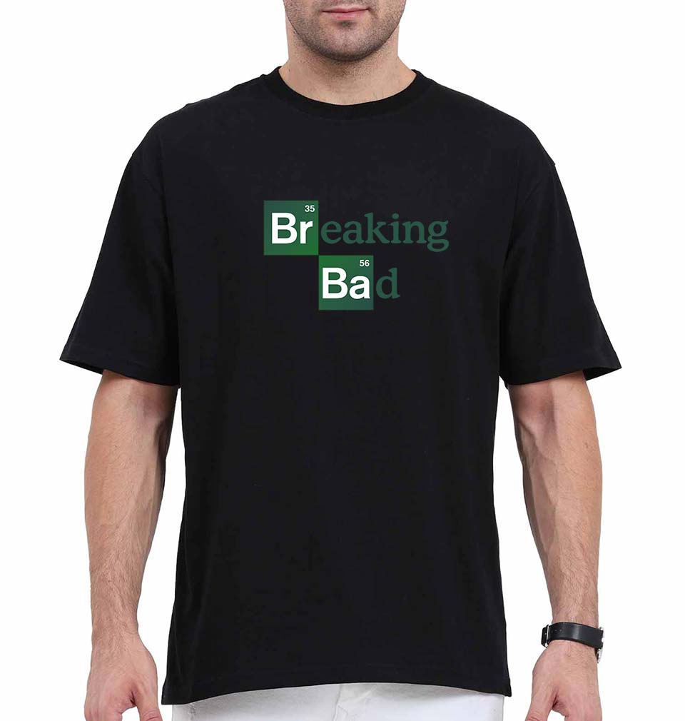 Breaking Bad Oversized T-Shirt for Men-Black-Ektarfa.online