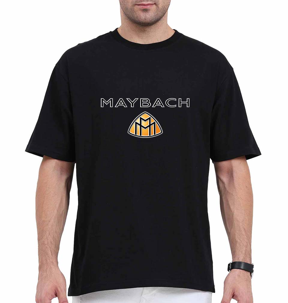 Maybach Oversized T-Shirt for Men-Black-Ektarfa.online