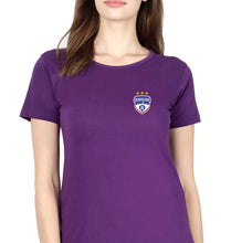 Load image into Gallery viewer, Bengaluru FC T-Shirt for Women-Purple-Ektarfa.online
