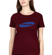 Load image into Gallery viewer, Samsung T-Shirt for Women-Maroon-Ektarfa.online
