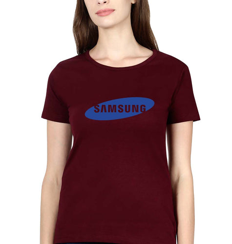 Samsung T-Shirt for Women-Maroon-Ektarfa.online