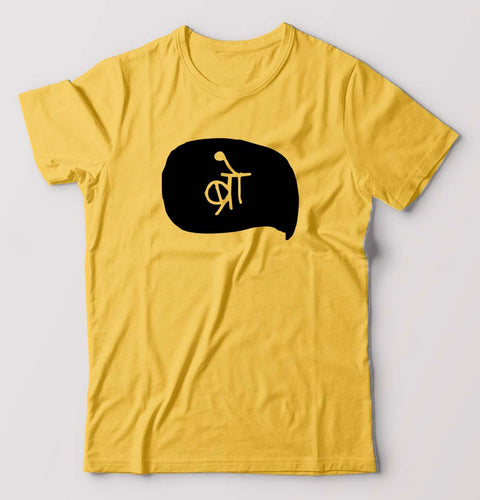 Bro (Hindi) T-Shirt for Men-Golden Yellow-Ektarfa.online