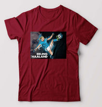 Load image into Gallery viewer, erling haaland T-Shirt for Men-Maroon-Ektarfa.online
