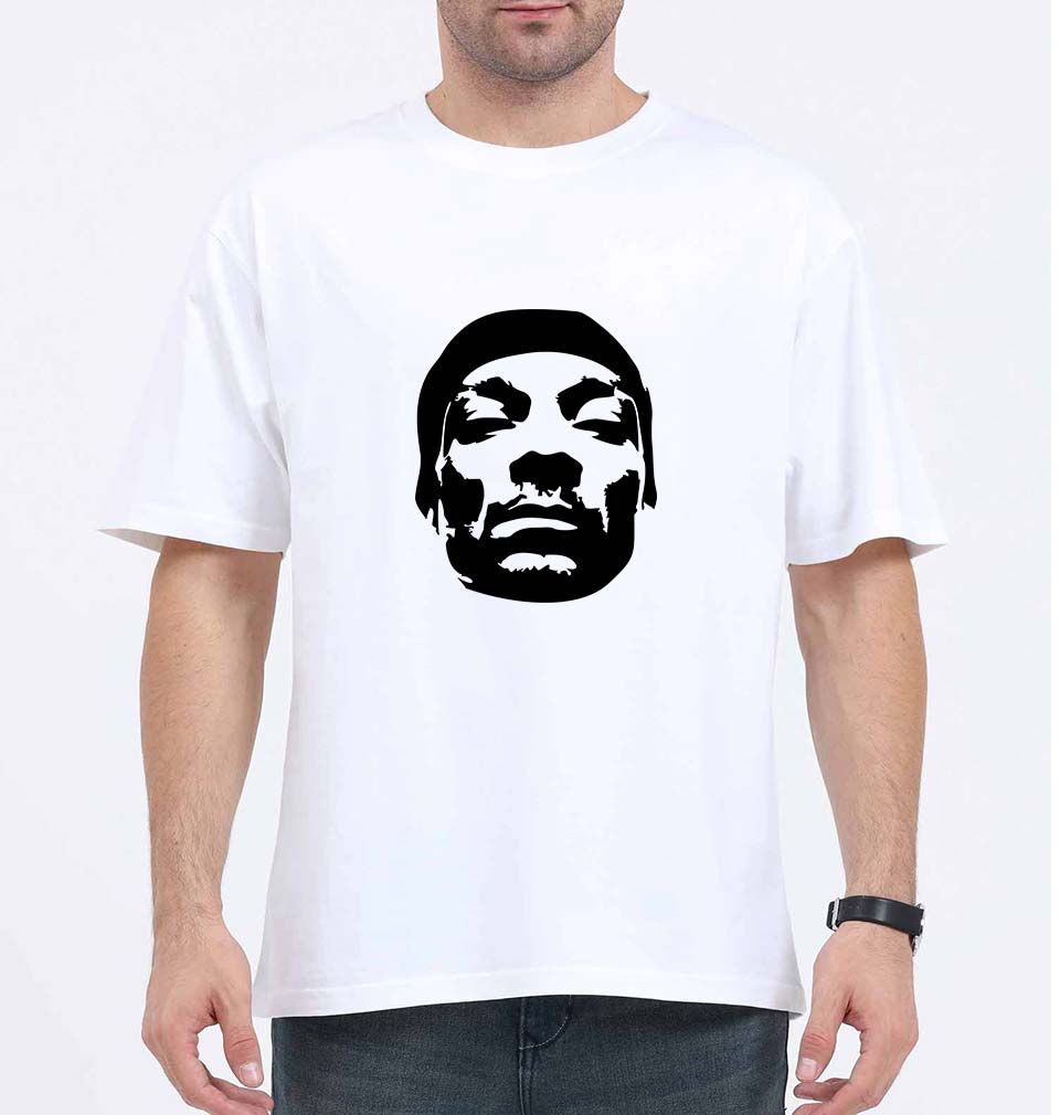 Snoop Dogg Oversized T-Shirt for Men-White-Ektarfa.online
