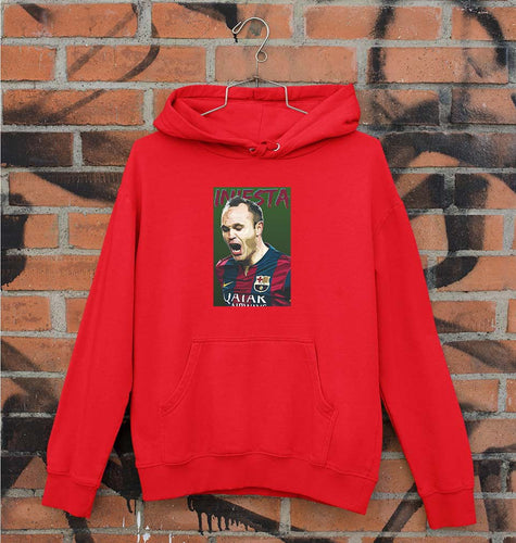 iniesta Unisex Hoodie for Men/Women-Red-Ektarfa.online
