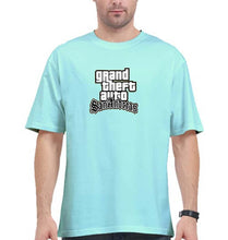 Load image into Gallery viewer, GTA San Oversized T-Shirt for Men-Mint-Ektarfa.online
