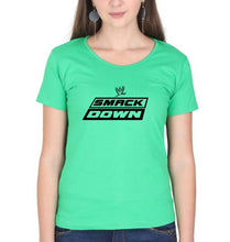 Load image into Gallery viewer, smackdown T-Shirt for Women-Flag Green-Ektarfa.online
