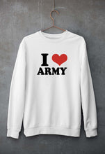 Load image into Gallery viewer, I LOVE ARMY Sweatshirt for Men/Women
