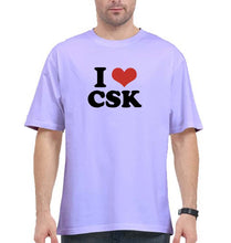 Load image into Gallery viewer, I LOVE CSK Oversized T-Shirt for Men
