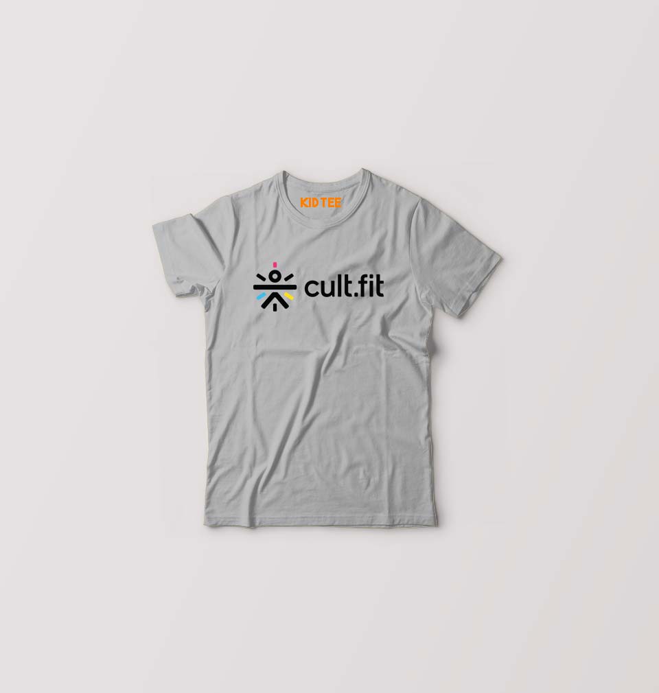 Cult Fit T-Shirt for Boy/Girl-Grey-Ektarfa.online