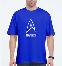 Load image into Gallery viewer, star trek Oversized T-Shirt for Men-Royal Blue-Ektarfa.online

