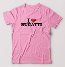 Load image into Gallery viewer, I LOVE BUGATTI T-Shirt for Men-Light Baby Pink-Ektarfa.online

