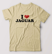 Load image into Gallery viewer, I LOVE JAGUAR T-Shirt for Men-Beige-Ektarfa.online
