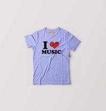 Load image into Gallery viewer, I LOVE MUSIC T-Shirt for Boy/Girl-Lavender-Ektarfa.online

