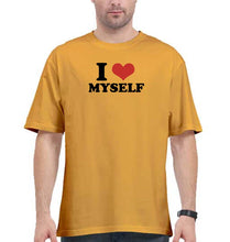 Load image into Gallery viewer, I LOVE MYSELF Oversized T-Shirt for Men
