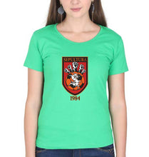 Load image into Gallery viewer, Sepultura T-Shirt for Women-flag green-Ektarfa.online
