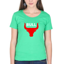 Load image into Gallery viewer, Bull T-Shirt for Women-flag green-Ektarfa.online

