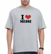 Load image into Gallery viewer, I LOVE MESSI Oversized T-Shirt for Men
